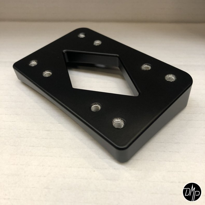 Mounting block SMALL for license plate DMP