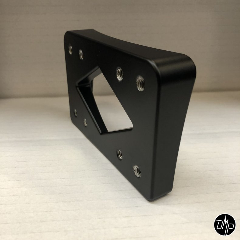 Mounting block SMALL for license plate DMP