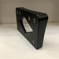 Mounting block SMALL for license plate DMP