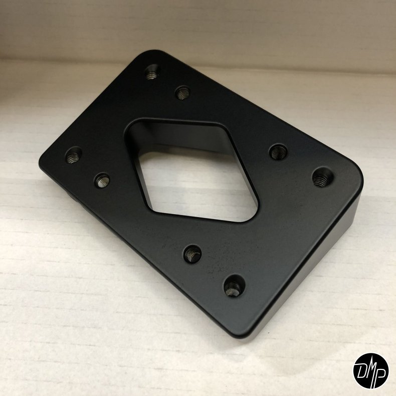 Mounting block for license plate LARGE DMP 