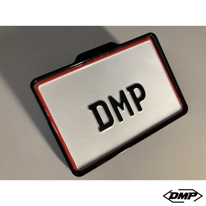 DMP Motorcykel Nummerpladeramme 5.0 DENMARK BLANK SORT