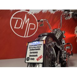 DMP Motorcycle license plate frame 3.0 GERMANY GLOSS BLACK