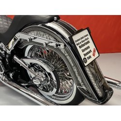 DMP Motorcycle license plate frame 3.0 GERMANY GLOSS BLACK