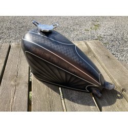 Custom Sportster "DMP EDITION" Motorcykel tank, universal 1.6 Gallon