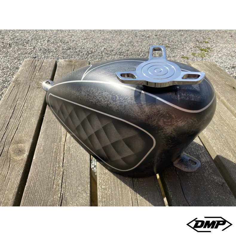 Custom Sportster "DMP EDITION" Motorcykel tank, universal 1.6 Gallon