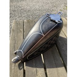 Custom Sportster "DMP EDITION" Motorcykel tank, universal 1.6 Gallon