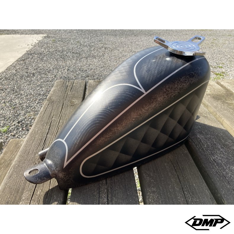 Custom Sportster "DMP EDITION" Motorcykel tank, universal 1.6 Gallon