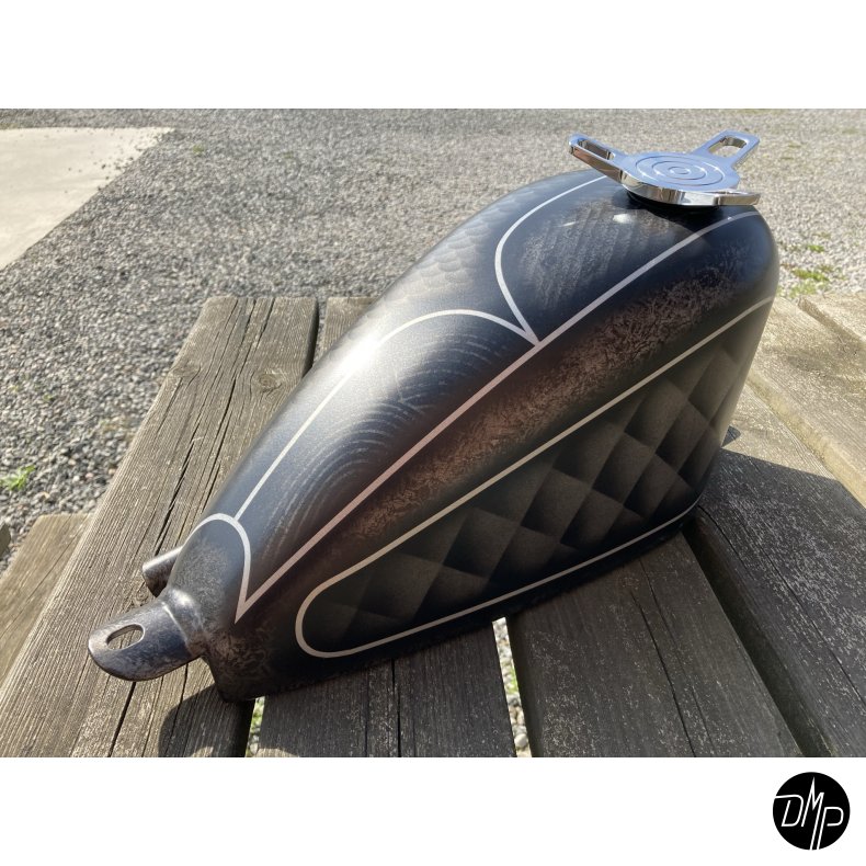 Custom Sportster "DMP EDITION" Motorcykel tank, universal 1.6 Gallon
