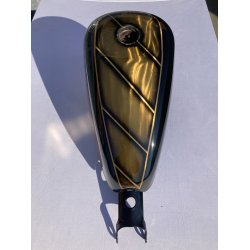 Harley-Davidson Sportster "DMP EDITION" Motorcykel tankst, BLACK AND GOLD!