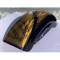 Harley-Davidson Sportster "DMP EDITION" Motorcykel tankst, BLACK AND GOLD!