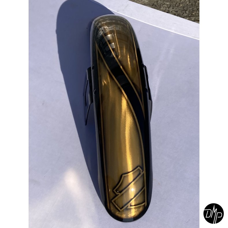 Harley-Davidson Sportster "DMP EDITION" Motorcykel tankst, BLACK AND GOLD!