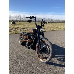 DMP Harley-Davidson Fork Covers Lower 49mm 18-21 FXBB/BBS/FXST 07-17 Dyna