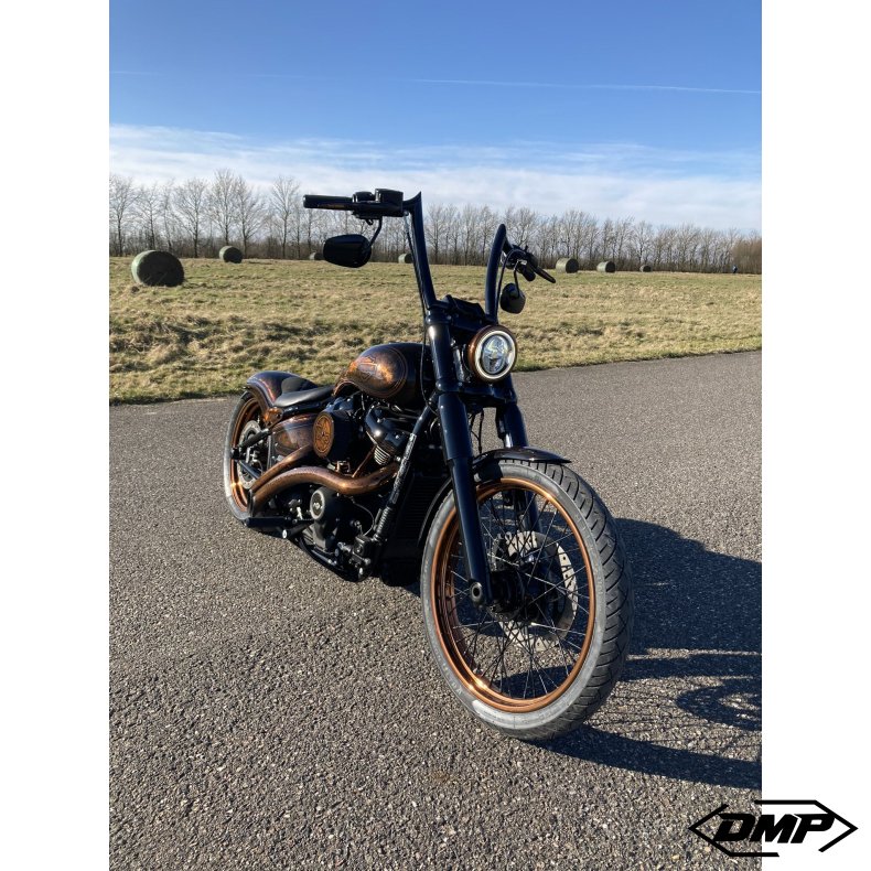 DMP Harley-Davidson Fork Covers Lower 49mm 18-21 FXBB/BBS/FXST 07-17 Dyna