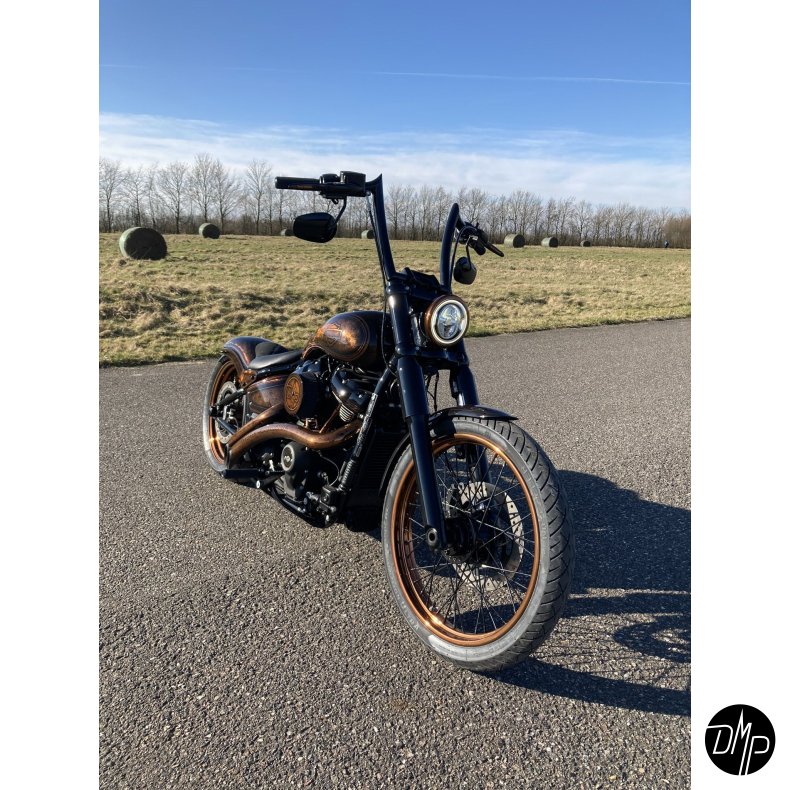 DMP Harley-Davidson Fork Covers Lower 49mm 18-21 FXBB/BBS/FXST 07-17 Dyna