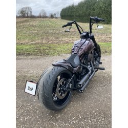 DMP Motorcykel Nummerpladeramme 5.0 DENMARK BLANK SORT
