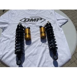 �hlins HD 764 STX36 Blackline rear shock absorber set. 336mm Dyna 1991-2017 GOLD RESERVOIRS