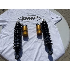 �hlins HD 764 STX36 Blackline rear shock absorber set. 336mm Dyna 1991-2017 GOLD RESERVOIRS