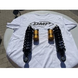 �hlins HD 764 STX36 Blackline rear shock absorber set. 336mm Dyna 1991-2017 GOLD RESERVOIRS