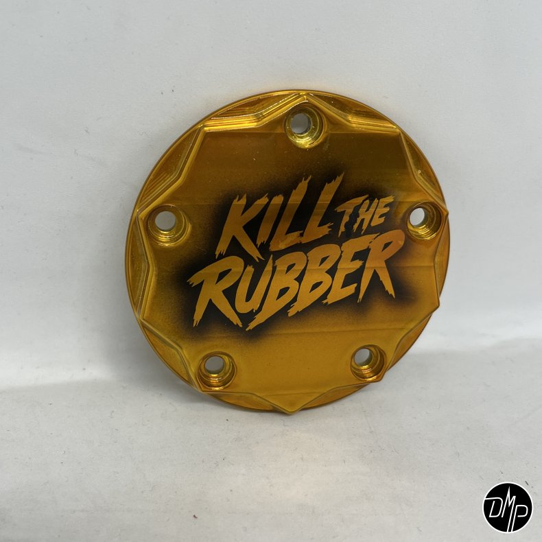 DMP Point Cover "KILL THE RUBBER" GOLD M8 