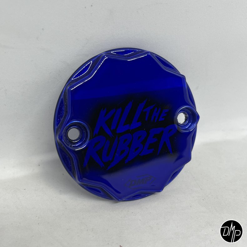 DMP Point Cover "KILL THE RUBBER" BLUE M8 