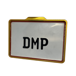 DMP Motorcykel Nummerpladeramme 5.0 DENMARK CNC GOLD