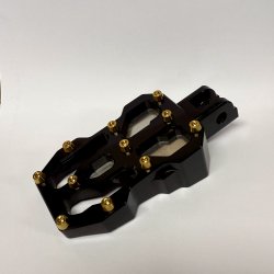 DMP "Street Savage" fodhviler, Race black med Rustfri plade