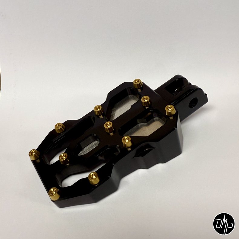 DMP "Street Savage" fodhviler, Race black med Rustfri plade