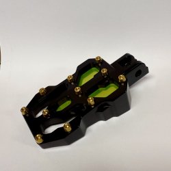 DMP "Street Savage" fodhviler, Race black med "Acid Green" plade