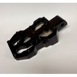 DMP "Street Savage" fodhviler, Race black med Rustfri plade