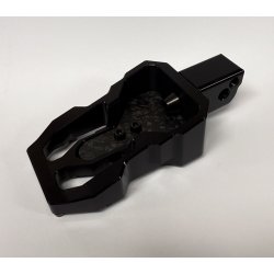 DMP "Street Savage" fodhviler, Race black med Mat Forged Carbon plade