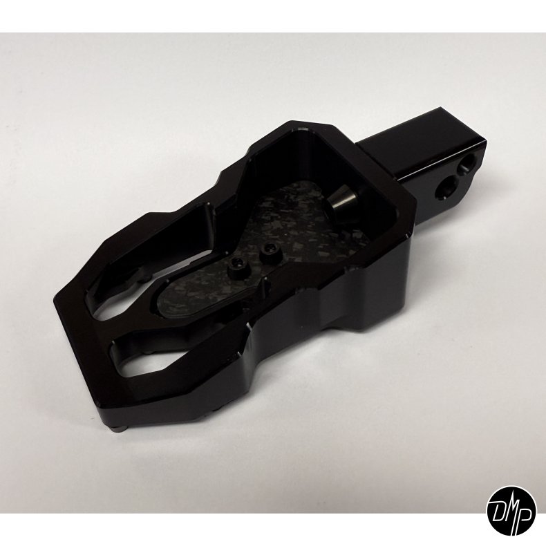 DMP "Street Savage" fodhviler, Race black med Mat Forged Carbon plade