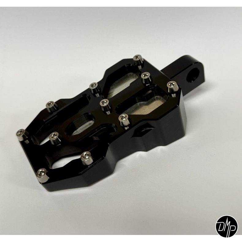 DMP "Street Savage" fodhviler, Race black med Rustfri plade