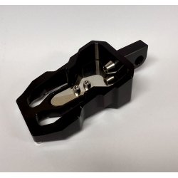 DMP "Street Savage" fodhviler, Race black med Rustfri plade