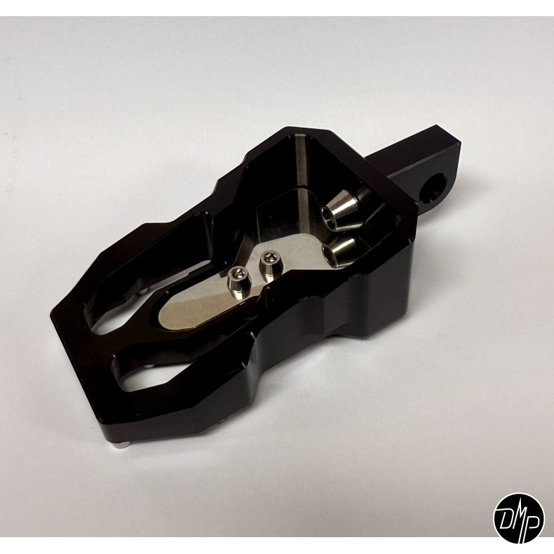 DMP "Street Savage" fodhviler, Race black med Rustfri plade