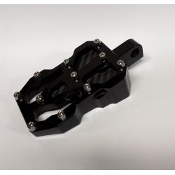 DMP "Street Savage" fodhviler, Race black med Mat 3K Carbon plade