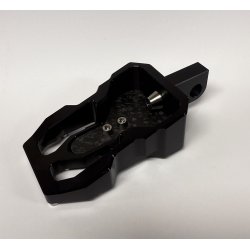 DMP "Street Savage" fodhviler, Race black med Mat Forged Carbon plade