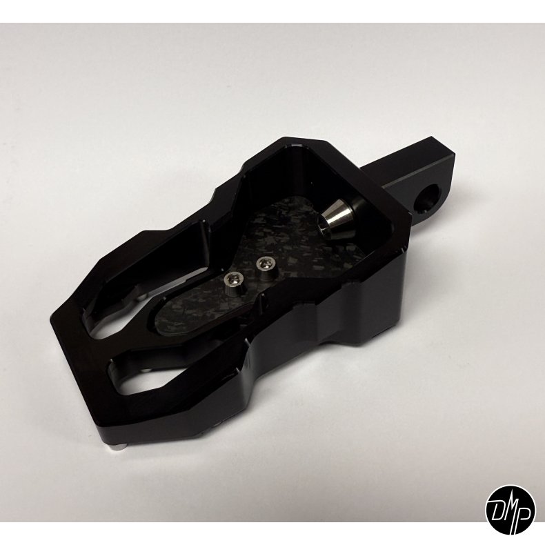 DMP "Street Savage" fodhviler, Race black med Mat Forged Carbon plade