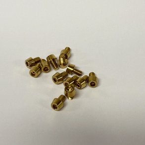 Titanium bolte, Street Savage, lse, R, Sort eller Guld, M4x6