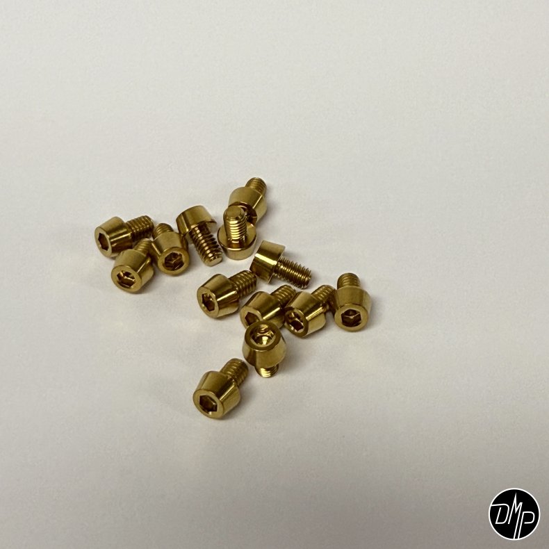 Titanium bolte, Street Savage, lse, R, Sort eller Guld, M4x6