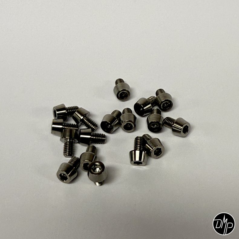 Titanium bolte, Street Savage, lse, R, Sort eller Guld, M4x6