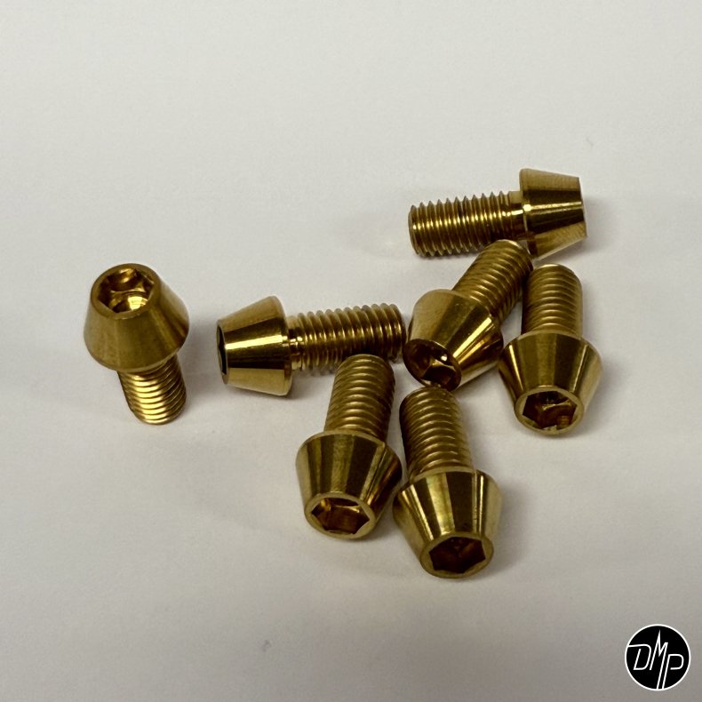 Titanium bolte, Street Savage, lse, R, Sort eller Guld, M8x16