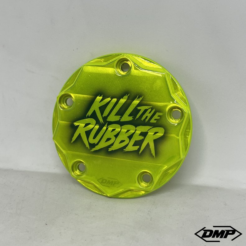 DMP Point Cover "KILL THE RUBBER" TOXIC GREEN Twincam