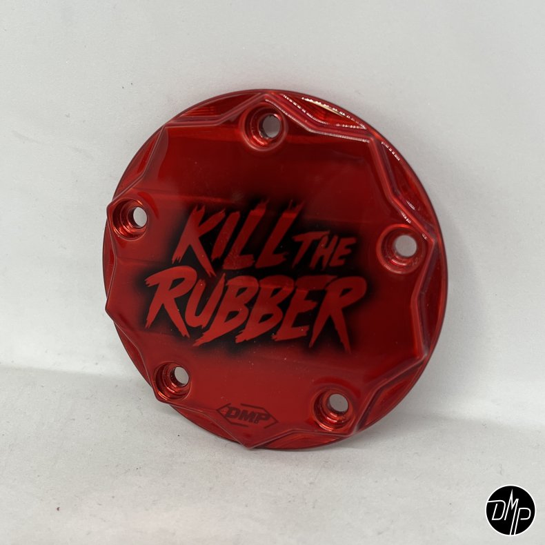 DMP Point Cover "KILL THE RUBBER" RED M8 