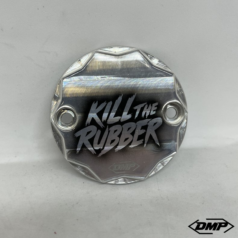 DMP Point Cover "KILL THE RUBBER" SILVER Twincam