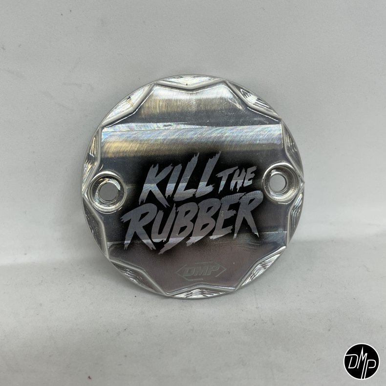 DMP Point Cover "KILL THE RUBBER" SILVER Twincam