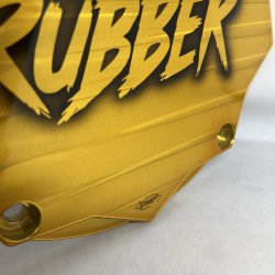 DMP Derby Cover "KILL THE RUBBER" Gold Twincam
