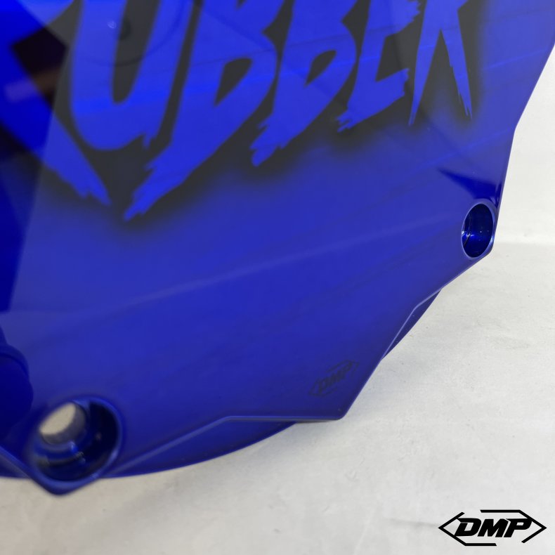 DMP Derby Cover "KILL THE RUBBER" BLUE Twincam
