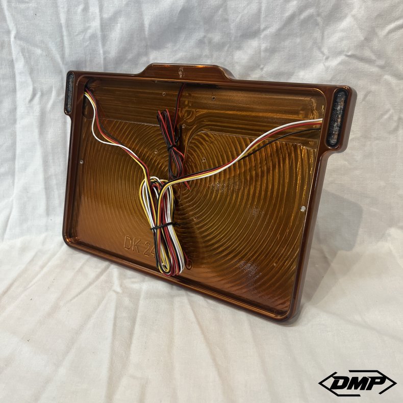 DMP Motorcykel Nummerpladeramme 3.0 DENMARK CNC COPPER