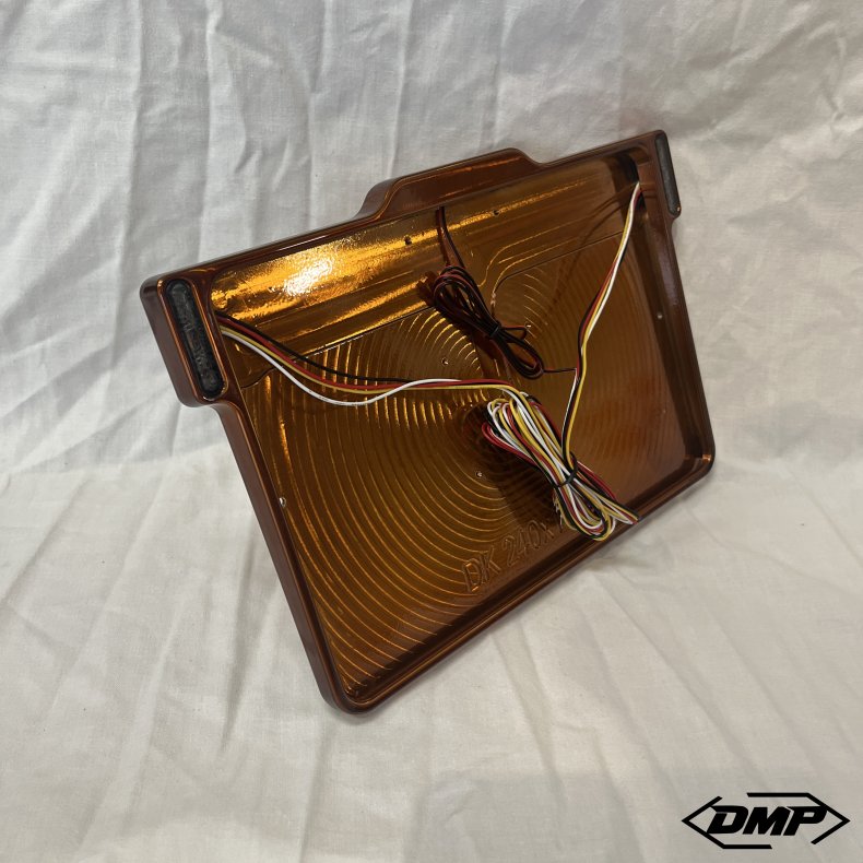 DMP Motorcykel Nummerpladeramme 3.0 DENMARK CNC COPPER