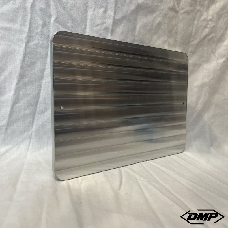 DMP Motorcykel Nummerpladeramme 0.0 DENMARK CNC SILVER